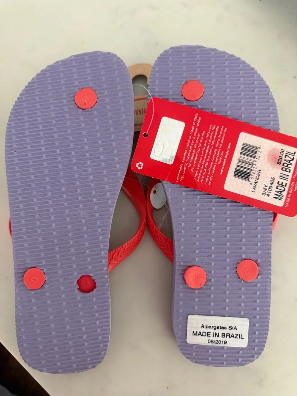 Havaianas Whale flip flops, NWT